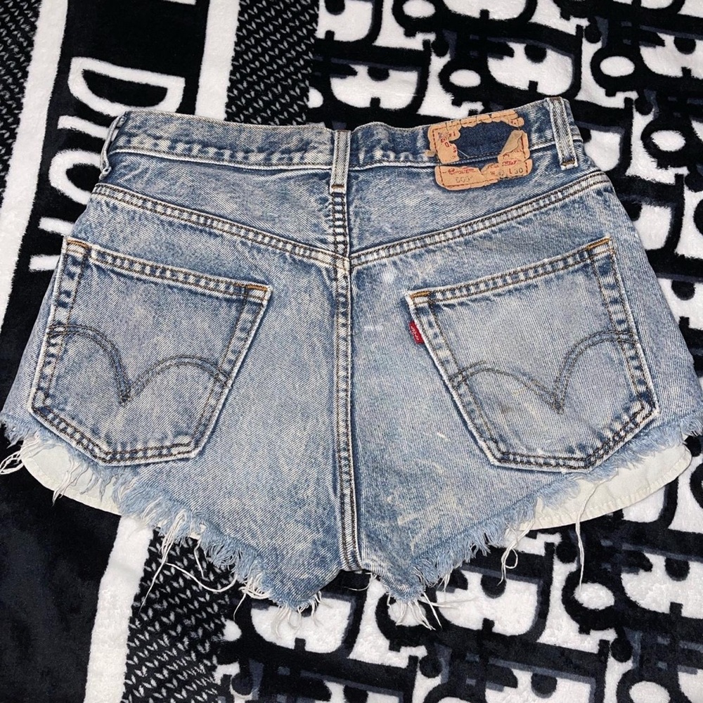 Levis 505 Vintage Distressed Shorts